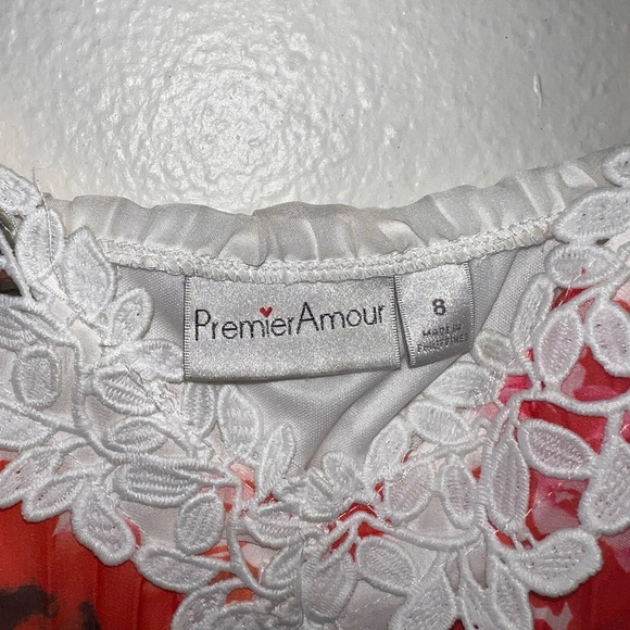 Premier Amour Dress Maxi Full-Length Floral Size 8 - Picture 9 of 15